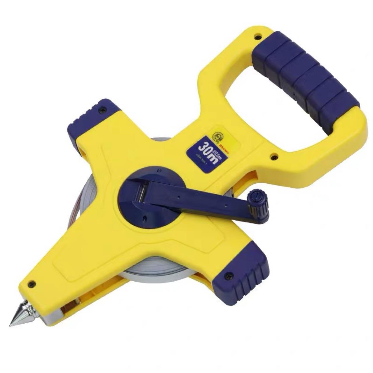 长城精工尺长磨城牌HZA高耐架式钢卷卷尺30/50地/100米测尺子