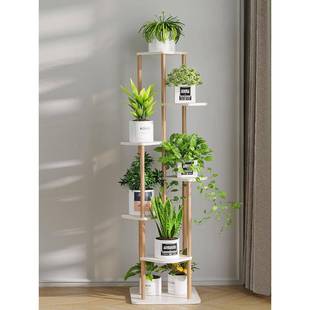 轻奢花阳内台物架室装 多层绿萝 饰客厅简置约花盆架NLC子落地架式