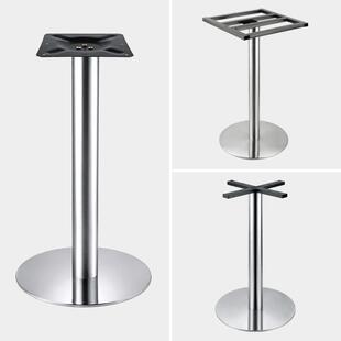 不锈钢桌支架西餐厅大理石铁脚艺桌腿快支架餐吧BWB桌台柱餐桌脚