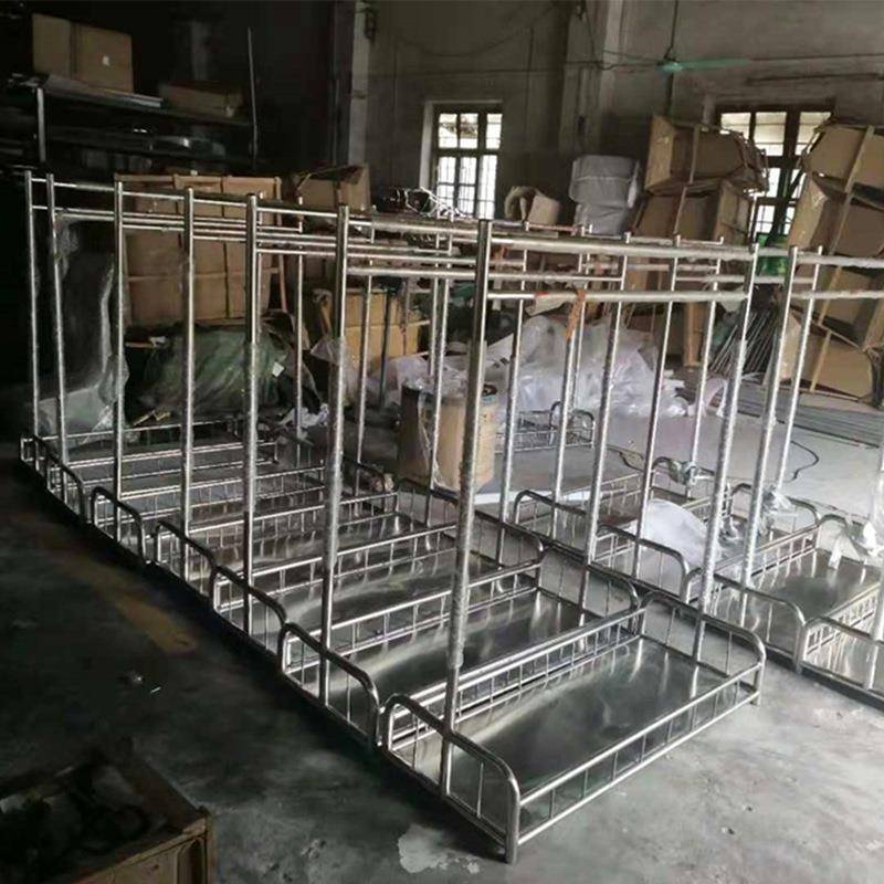 不锈钢李送衣车酒店晾衣移动收衣车车轮行车挂衣架带-G6041A栏四