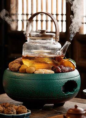 A5L围炉DCL煮茶茶家用室电碳两用煮炉内炭炉罐烤茶罐茶煮茶器插电