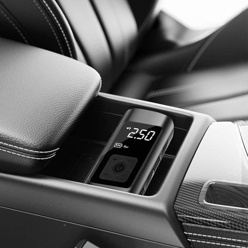 跨销157无线携式境智能便车载充气泵数显打气泵汽车电热动充气气