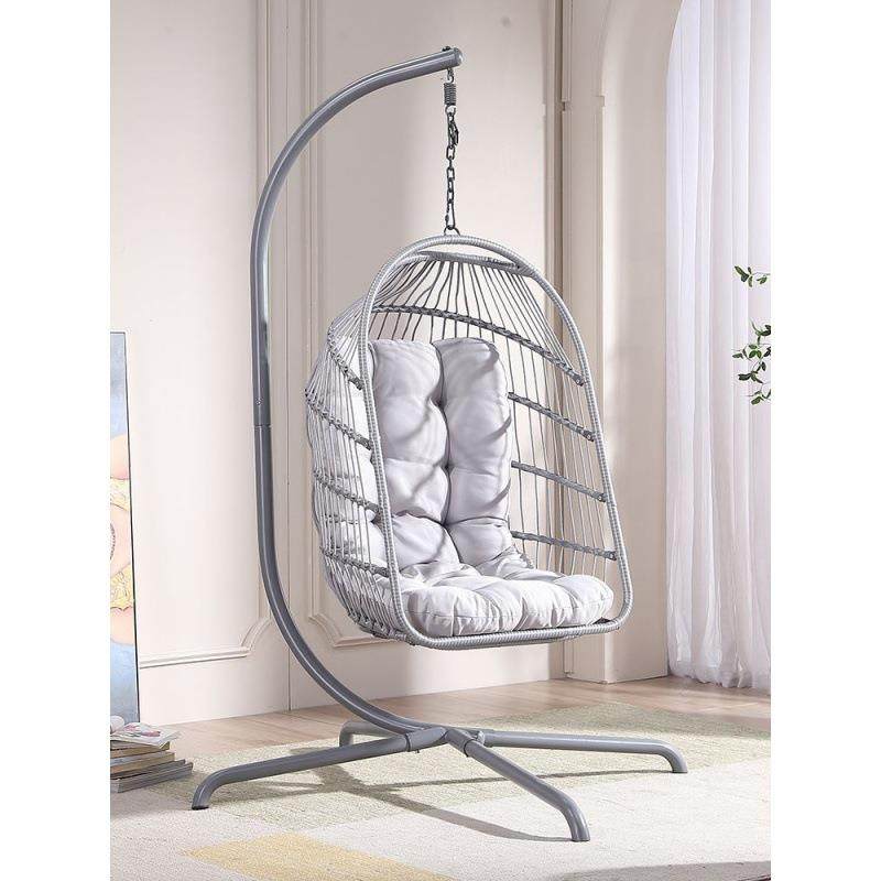 吊篮折叠室内用吊篮吊椅秋千室篮内支架省家可室内吊摇X86796篮椅