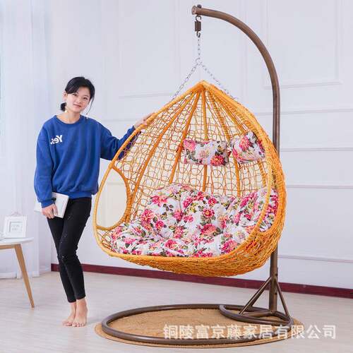 单ILS吊篮藤椅巢秋人千户外懒人吊吊椅双人家鸟用室内阳台藤编庭