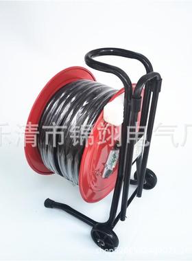 拖线盘34*移2.5绕线缆盘3*1.5平方NPE线动卷盘3*30米50米100米