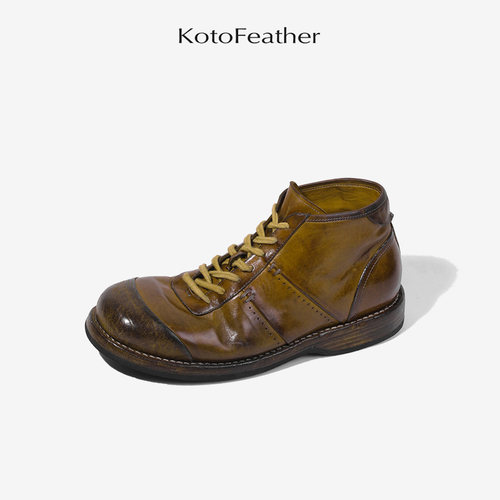 珡羽KotoFeather男士手工德训鞋