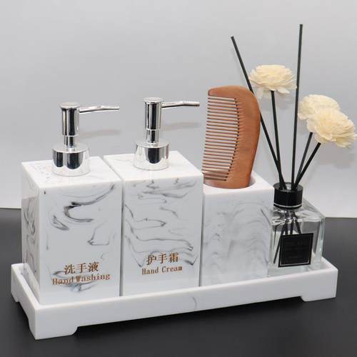 酒店板套件卫生房间洗手液瓶纸装巾387盒套皂液器分装瓶乳液样按