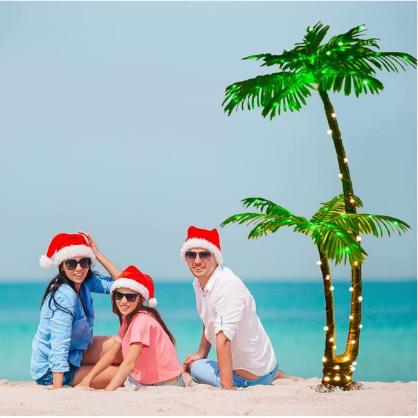 款LRU灯仿真亮棕榈树户外公园商场新化椰树灯露台庭院景观装饰灯