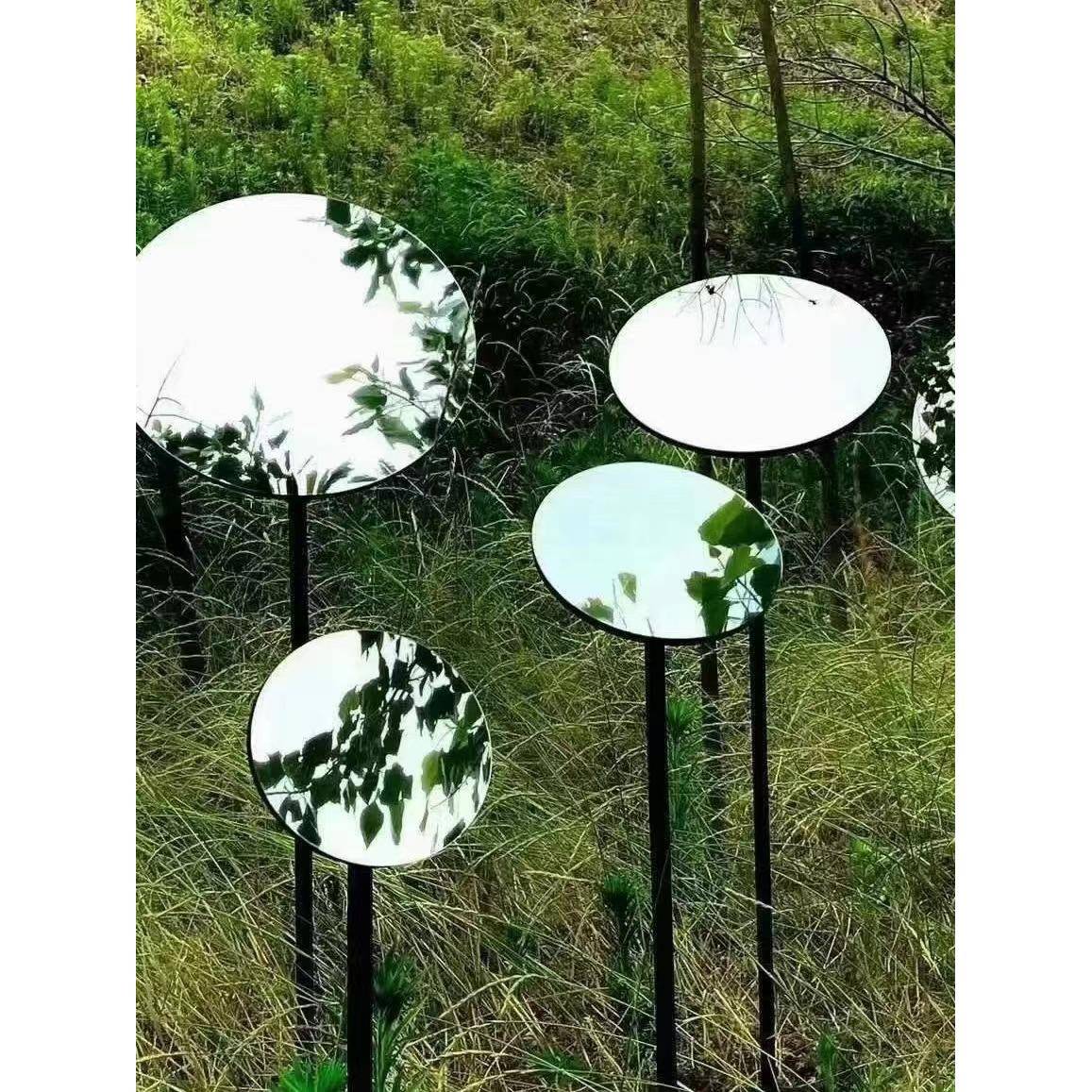 婚庆铁艺镜面圆子道具路引婚摆礼支架子圆形F77MJMTM布置五镜件套