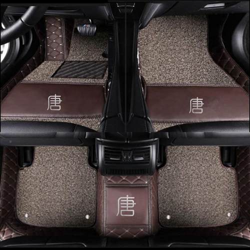rEq比迪唐脚垫唐新能源脚垫7座5878座唐ev亚dmi唐DM专用围全包汽