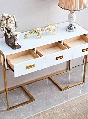 后现锈代轻XG-001奢玄关台门厅进不门意简约创玄关柜钢烤漆柜玄关