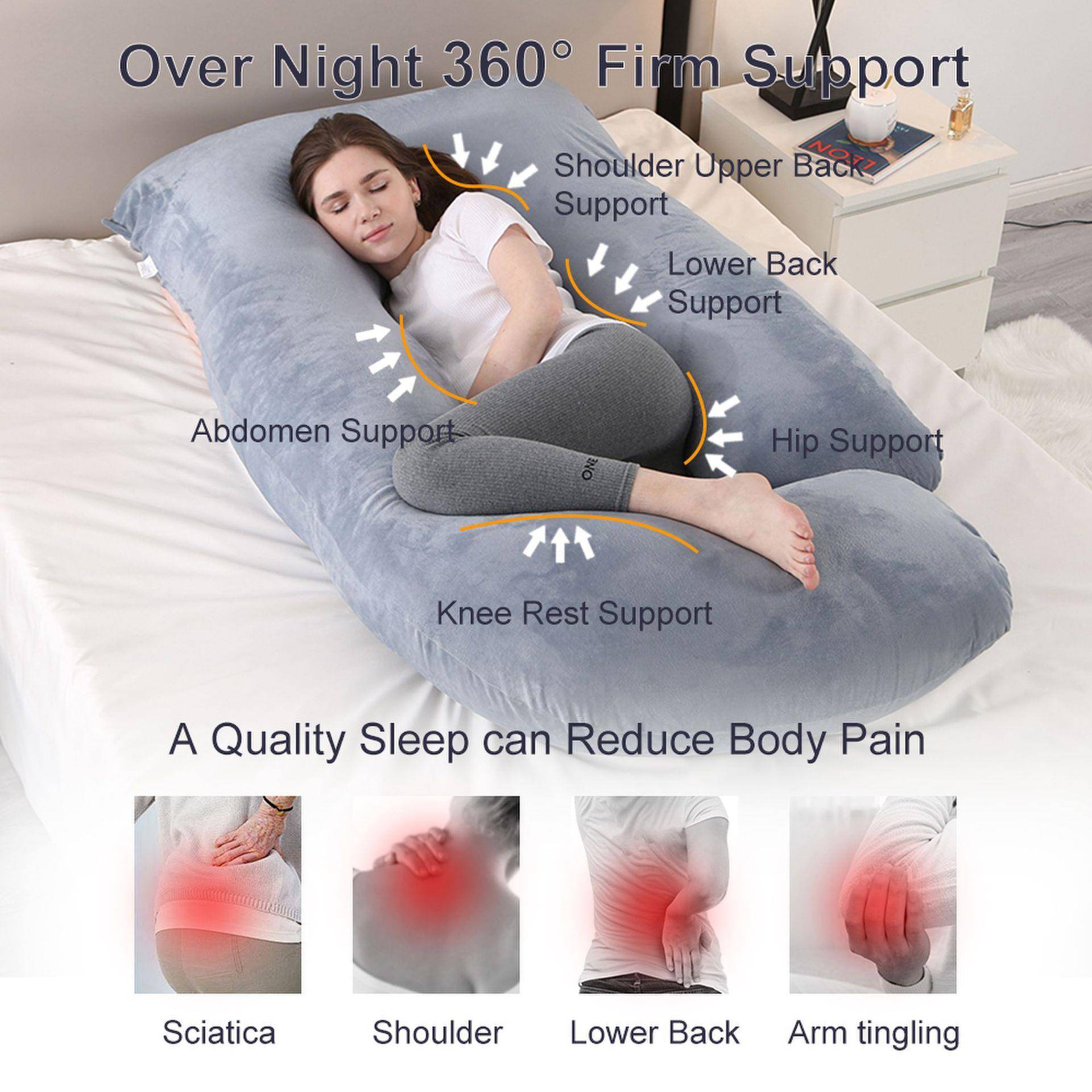 型孕J妇撑枕头支腹背部腿部部腰枕多功能护腰侧0099睡抱枕枕芯