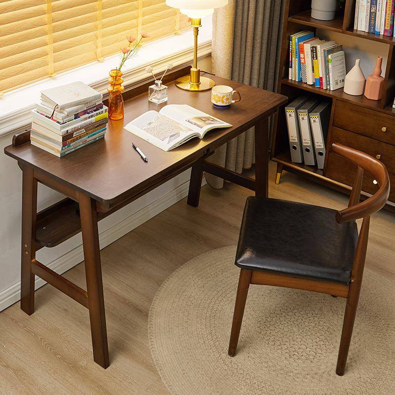 逸实木简书桌约日式电桌家用学生写字台卧室87947家书脑房