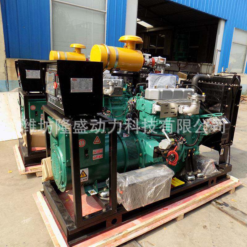 发30KW4电机组w3k40kw50kw100k小型应急发0电机组沼w气30千瓦发电