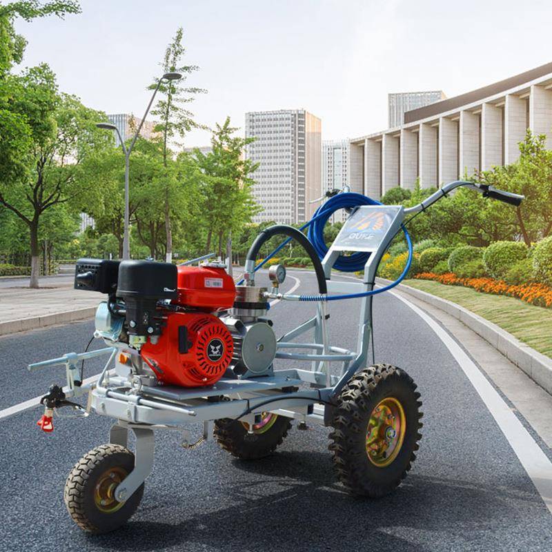 冷喷划线机工厂HNE车间仓库画线机位划球场跑车道小划线器型道路