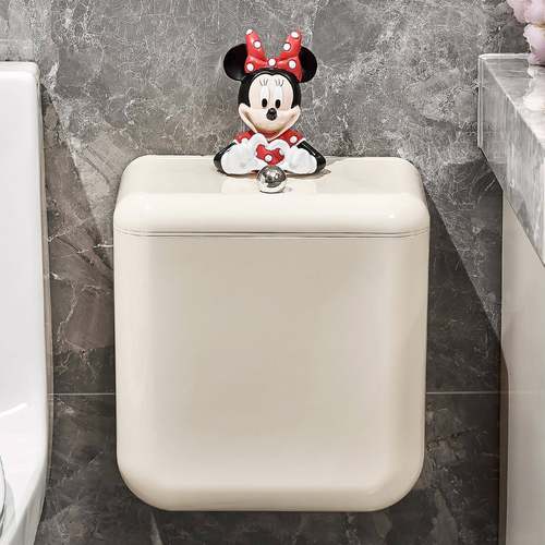 吸新盘垃圾桶用盖2025款卫生DEA间厕所带大号大容量夹缝厕纸家专