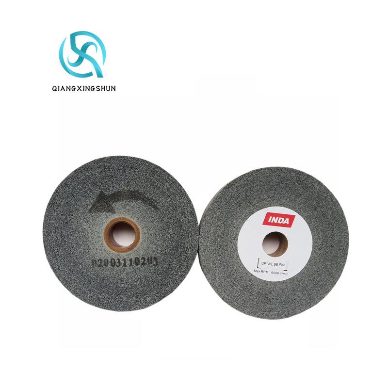 不锈钢LD1研磨轮5刺2*25*TTV25MM不光织布纤维抛轮去毛卷紧轮角磨