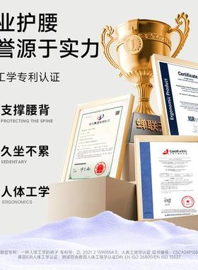 BT人K学体工护腰靠垫AL102275坐垫久坐不累教室腰办公室家用靠背
