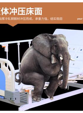 多功能护理床诊加固多功能单可双摇所护理E06-1床起背抬腿折摇叠