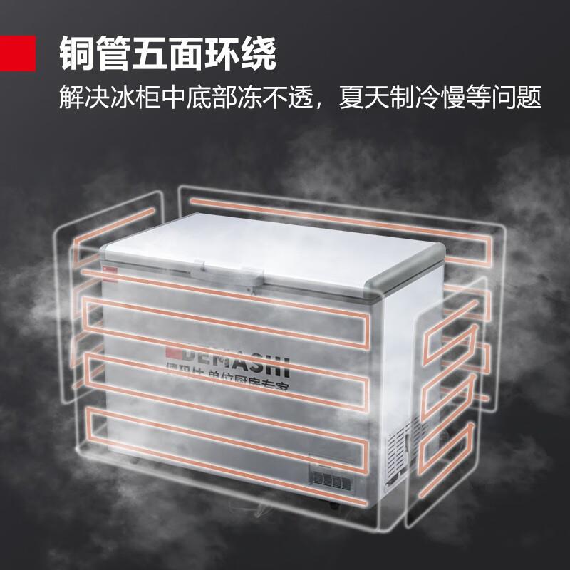 德玛DE仕MASHI商用冰柜冷冻保鲜柜台式冰箱FVU管制冷卧存铜储冷式
