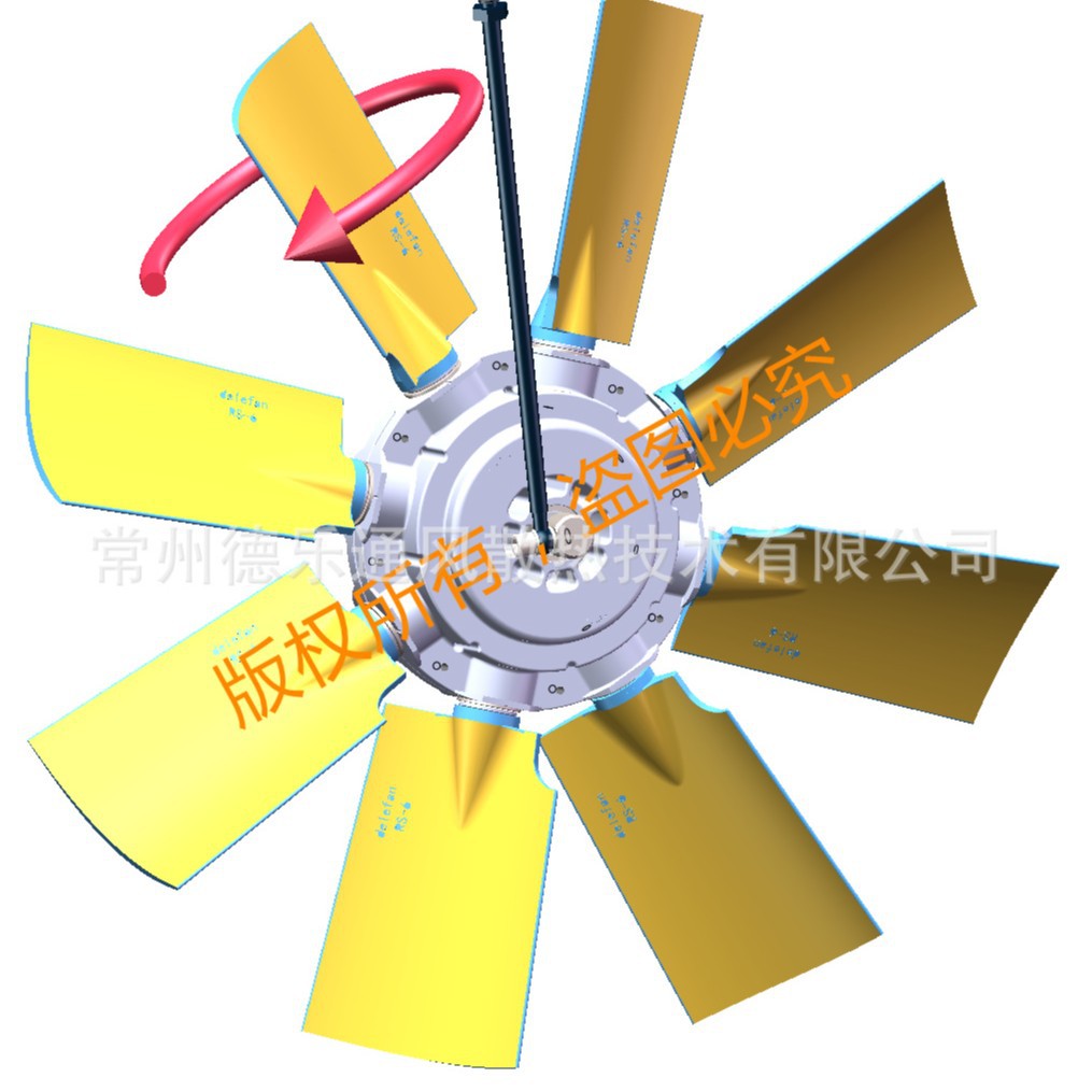 替代进口液压换向风扇清洁散热