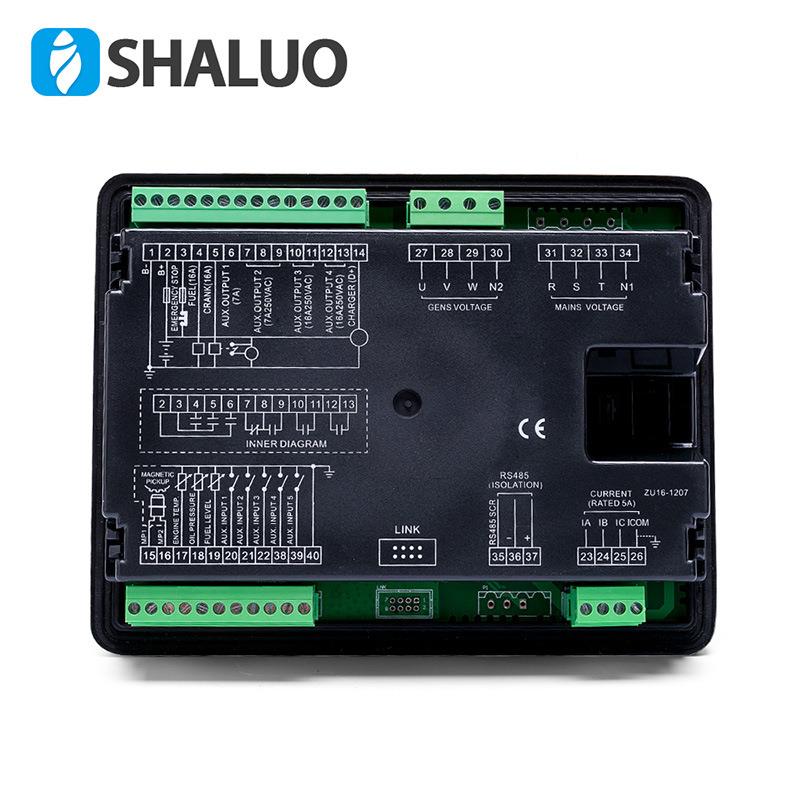 众智HGM6启11发0U保柴油电机组AM041控制器动停机控制器带自动检