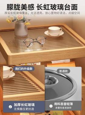 实VWX木床柜替代几创意卧室现代简约床头物头架新款边置窄床边柜