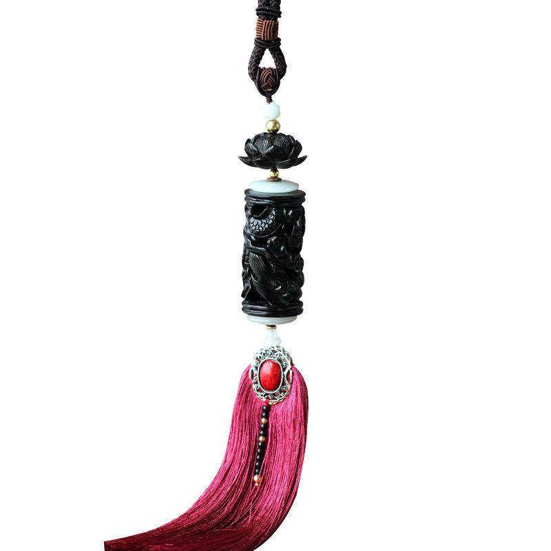 汽车挂UEU车件士男乌木龙柱车载饰品摆件装上