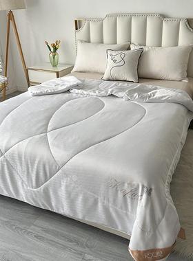 DDD贡蚕缎人被提ZG-68236花丝被单双加厚保暖冬被子宿舍