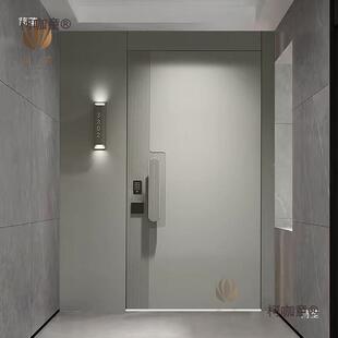 门一门一景铸铝门子母入户门双无品牌/大门门单门进户豪华别墅大