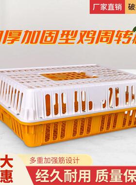 鸡笼家禽鸡输周转箱塑料鸡笼ZVT子家用养殖加大厚鸡鸭运鹅鸽加笼