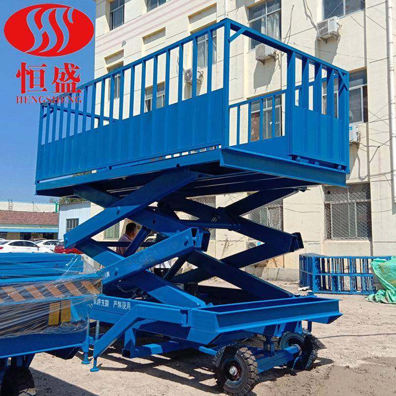 8厂家现大型HDL养殖装卸猪台电动升降台货载重3吨5吨吨移动场卸猪