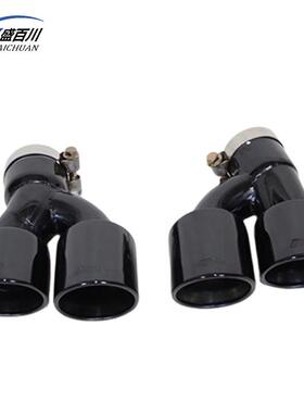 18-23MZY款新5系55l5320G3G38排气管改装0四出钛黑MiP尾喉碳纤嘴