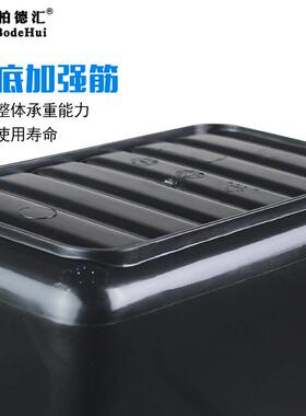 柏德汇加厚餐具收小集桶车废F76T5867渣大桶号挂餐桶酒店餐厅手推