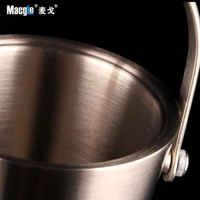 麦戈Ma钢cgle不锈加厚层收双冰桶腰大小冰桶HP-31186KTV冰粒桶香