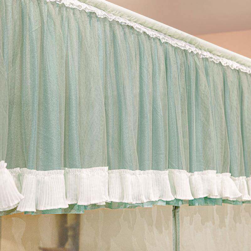 儿童防摔蚊帐5XC储物202新款室安装全底蒙免古包家用卧婴儿防掉床