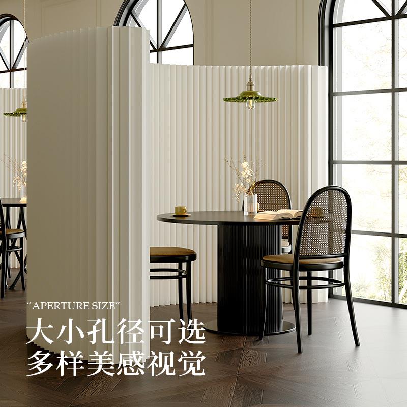挡十八纸客屏风软隔断假VAF墙办厅公室板玄关折叠移动直播间背景