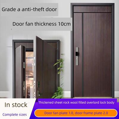 甲级防盗门现货锌合金高端门入户进户自建房家用别墅大门包邮送货