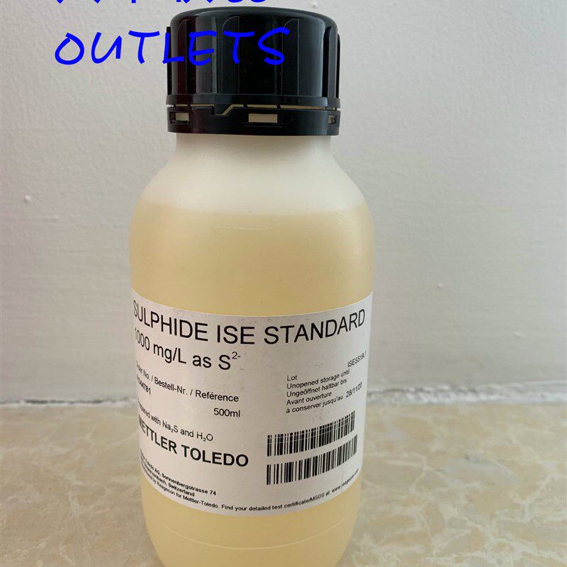 梅特勒托利多硫离子校准标准液1000mg/L500ML/瓶货号51344781订货