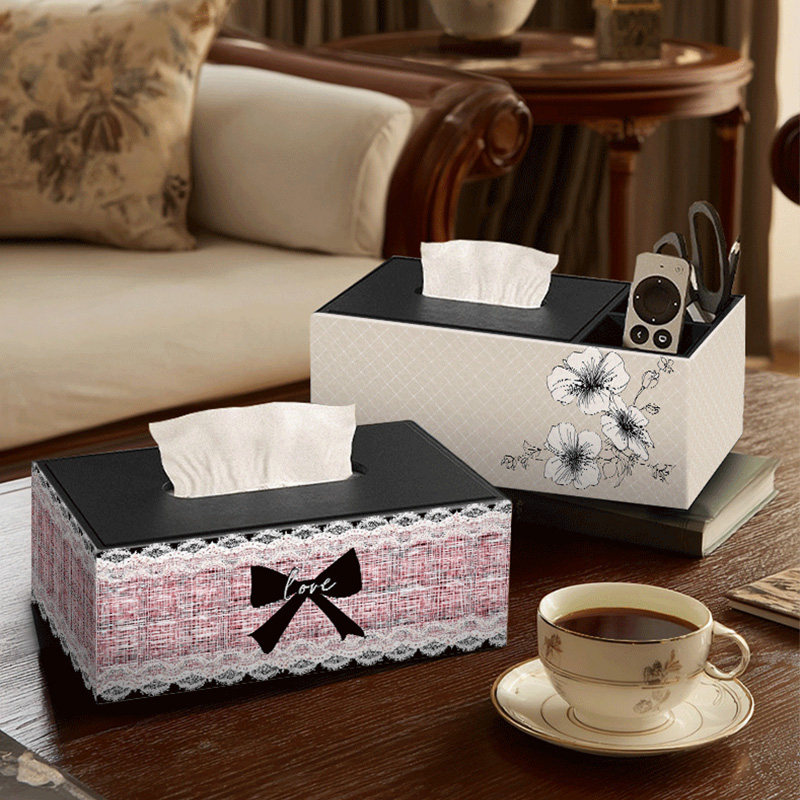 纸巾盒客厅高档轻奢茶几遥控器