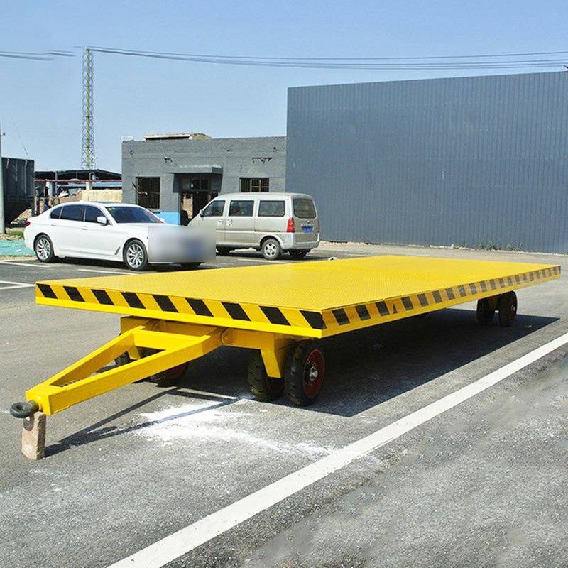 供应搬运拖车平板车仓储物流厂区牵引平板车