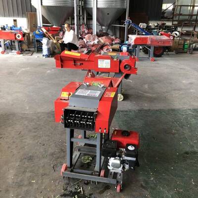 铡揉粉一体秸秆揉养殖牛羊铡草粉碎机丝湿两用碎LQD干草切机草