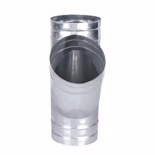 通厚白铁皮管y三通油烟机换气扇变径斜三通风管无品牌/风道新加风