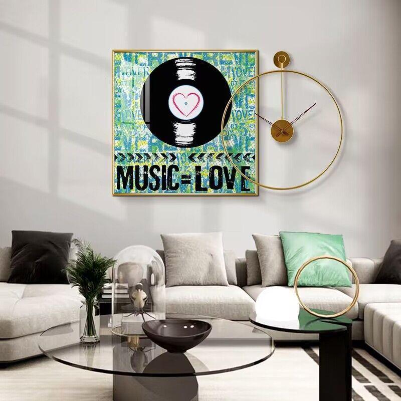 西班牙挂钟极简客厅EWM装钟表意家用现代简约轻奢饰时钟墙挂创表