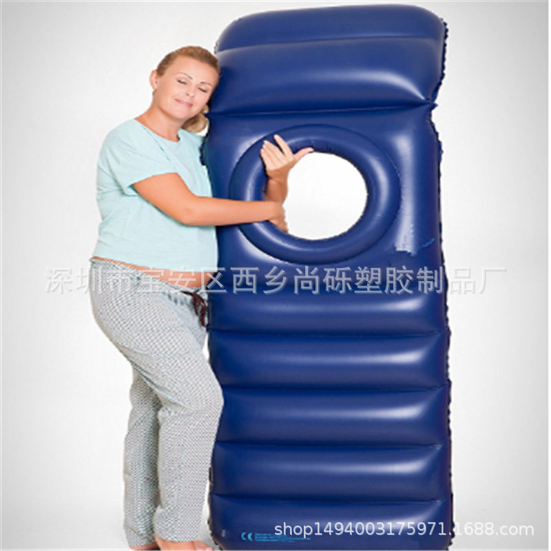 厂家直供PVC充气孕妇床垫孕妇趴垫充气瑜珈垫子PVC充气床垫