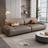 意约式 极简沙发现GMX代简客大小户型轻奢风猫发抓皮沙厅组合