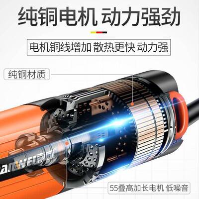 德国角磨机家用多功能打磨砂机大功机率割机手磨机OIB抛光手轮工