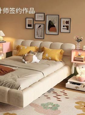 泽主歌甜甜童兔儿创意床头柜女孩卧通室卡摆件可爱公房QLB床边柜