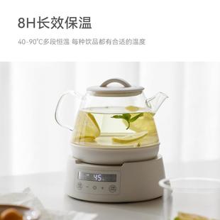 olayks烧立时养生壶多功用能家小型办公玻璃煮茶壶器水壶室JQL花