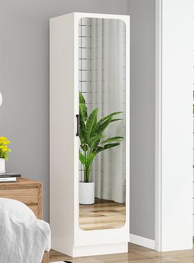 L镜子全柜身镜穿7衣镜家用落地镜穿镜一体挂衣架ORX卧室衣收纳柜